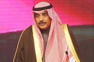 الشيخ صباح الخالد خلال كلمته