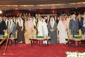 صاحب السمو الامير الشيخ صباح الاحمد يتقدم الحضور خلال افتتاح المنتدى 	قاسم باشا﻿