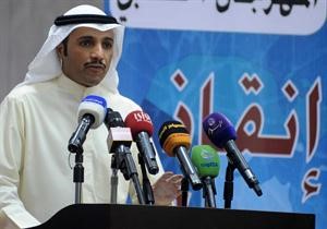 مرزوق الغانم يتحدث خلال المهرجان