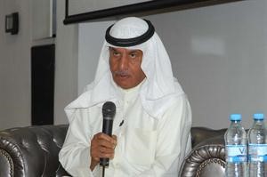 جاسم السعدون متحدثا خلال الندوة	محمد ماهر﻿