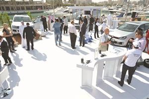 حضور كبير للمهتمين بتجربة قيادة سيارات فولكس واجن الجديدة