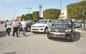 اهتمام بالغ بتجربة قيادة سيارات فولكس واجن