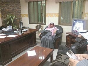 النائبان مسلم البراك وخالد الطاحوس لدى تقديمهما بلاغا في مخفر الصالحية بتلقيهما تهديدا بالقتل﻿