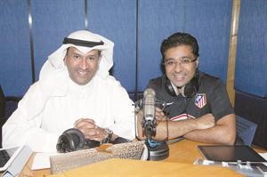 الياقوت ومايك مبلتع في ستديو البرنامج	محمد ماهر﻿