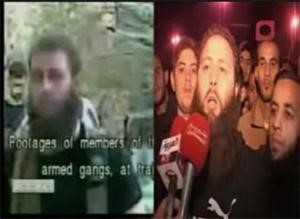وزميل له في باب التبانة ظهر ايضا في الشريط