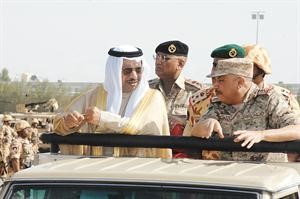  اثناء زيارته لواء المغاوير﻿