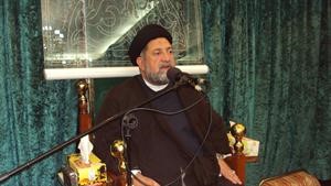 السيد احمد النواب يلقي محاضرته﻿