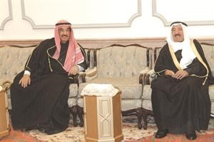 صاحب السمو الامير الشيخ صباح الاحمد وسمو الشيخ ناصر المحمد﻿
