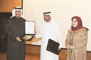 السبعان تكرم سفارة الامارات ومعلي اليوحة سعود سالم