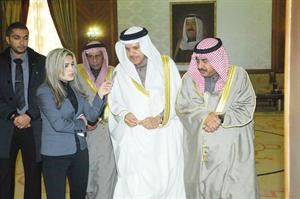 الزياني متحدثا للزميلة بيان عاكوم﻿