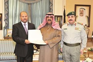 الشيخ مشعل الاحمد مكرما حنفي رضوان
