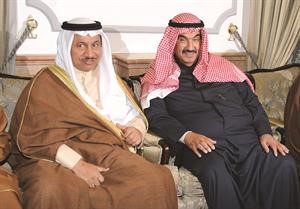 سمو الشيخ ناصر المحمد والشيخ جابر المبارك﻿