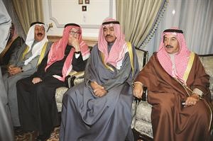 الشيخ مبارك الدعيج وفيصل الحجي وبرجس البرجس وجواد بوخمسين﻿