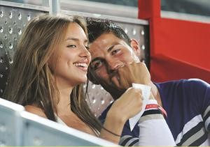 كريستيانو رونالدو وصديقته ايرينا شايك﻿