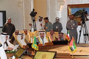 الشيخ احمد الحمود مترئسا وفد دولة الكويت في اجتماع وزراء الداخلية الخليجي﻿