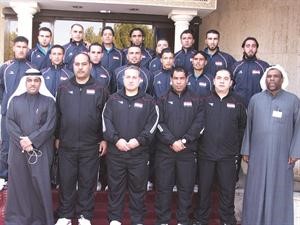 وفد المنتخب السوري لدى وصوله﻿