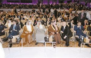 ممثل صاحب السمو الامير رئيس الوزراء الشيخ جابر المبارك اثناء مشاركته في اعمال تحالف الحضارات﻿