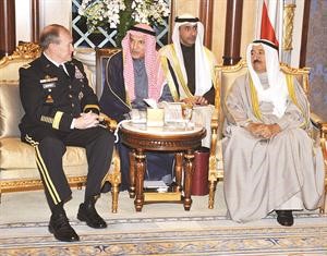 صاحب السمو الامير خلال لقائه الفريق مارتن اي ديمبسي﻿