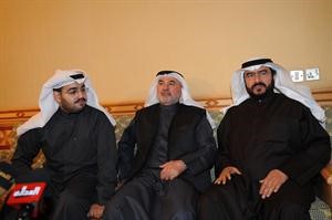 صالح عاشور مستقبلا سعدون حماد بحضور محاميه علي العلي﻿