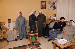 جانب من الحضور خلال حفل الاستقبال﻿