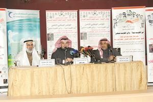جانب من المؤتمر الصحافي محمد ماهر
