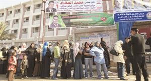 ﻿اقبال قياسي كان الاكبر منذعهد الفراعنة على التصويت في الانتخابات المصرية﻿