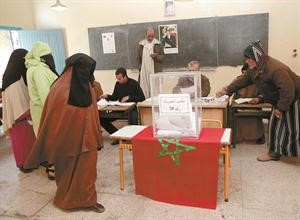 من الانتخابات المغربية التي كان للاسلاميين الحصة الكبرى فيها
