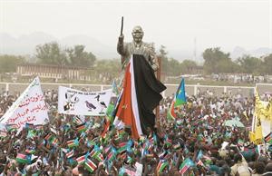  اعلان جمهورية جنوب السودان دولة مستقلة واحتفالات كبيرة من ابناء البلد الجديد
