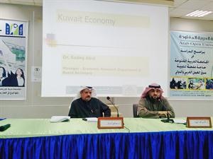 دصادق ابل ودجاسم الفهاد خلال اللقاء﻿