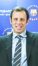 رئيس برشلونة ساندرو روسيل