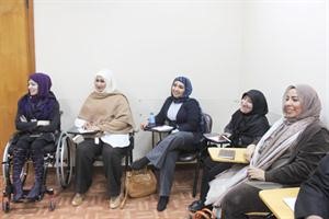 بعض المشاركات في الدورة
