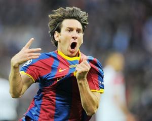 نجم برشلونة ليونيل ميسي افپ