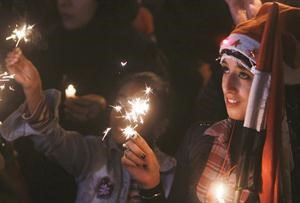 والشموع كانت حاضرةتخليدا لذكرى شهداء الثورة﻿