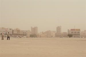 غبار خيم على اجواء البلاد امس 	قاسم باشا﻿
