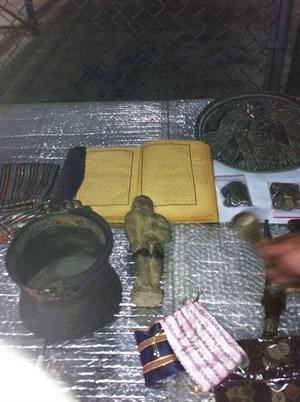 جانب من الاثار المهربة﻿
