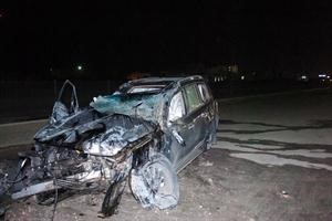 احدى المركبات وقد تهشمت مقدمتها بالكامل 	محمد مرسي﻿