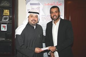 الشيخ دطلال الفهد مكرما يوسف القناعي﻿