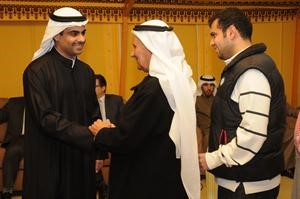 رياض العدساني مستقبلا احمد القملاس
