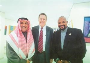السفير الاميركي متوسطا القديري وسفير بنين السابق﻿