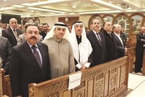 السفير الاردني جمعة العبادي وعدد من الديبلوماسيين