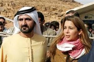 الشيخ محمد بن راشد وزوجته﻿