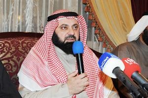  ودوليد الطبطبائي متحدثا خلال تجمع دواوين الثالثةقاسم باشا