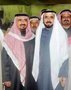 راشد عوض الجويسري مع مخلد العازمي