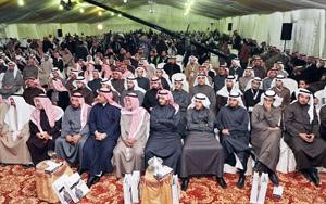 مقر مخلد العازمي مكتظا بناخبي الدائرة الاولى