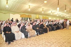 جانب من الحضور في افتتاح مقر ماضي الهاجري قاسم باشا