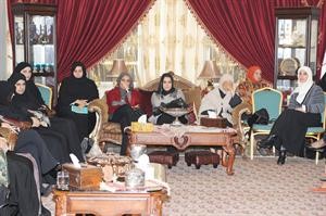 جانب من الحاضرات في الندوة	فريال حماد﻿