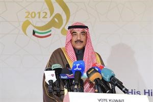 وزير الخارجية الشيخ صباح الخالد ممثل رئيس الوزراء في افتتاح المركز الاعلامي