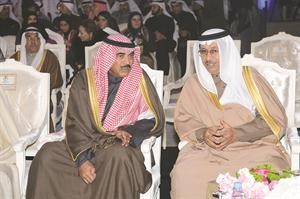 وسمو الشيخ جابر المبارك والشيخ صباح الخالد