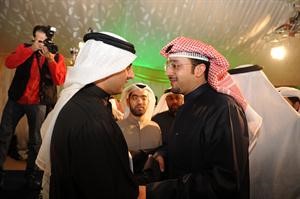خالد الفضالة مباركا لليحيى