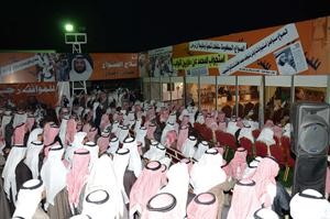 جانب من الحضور في افتتاح المقر الانتخابي للصواغ